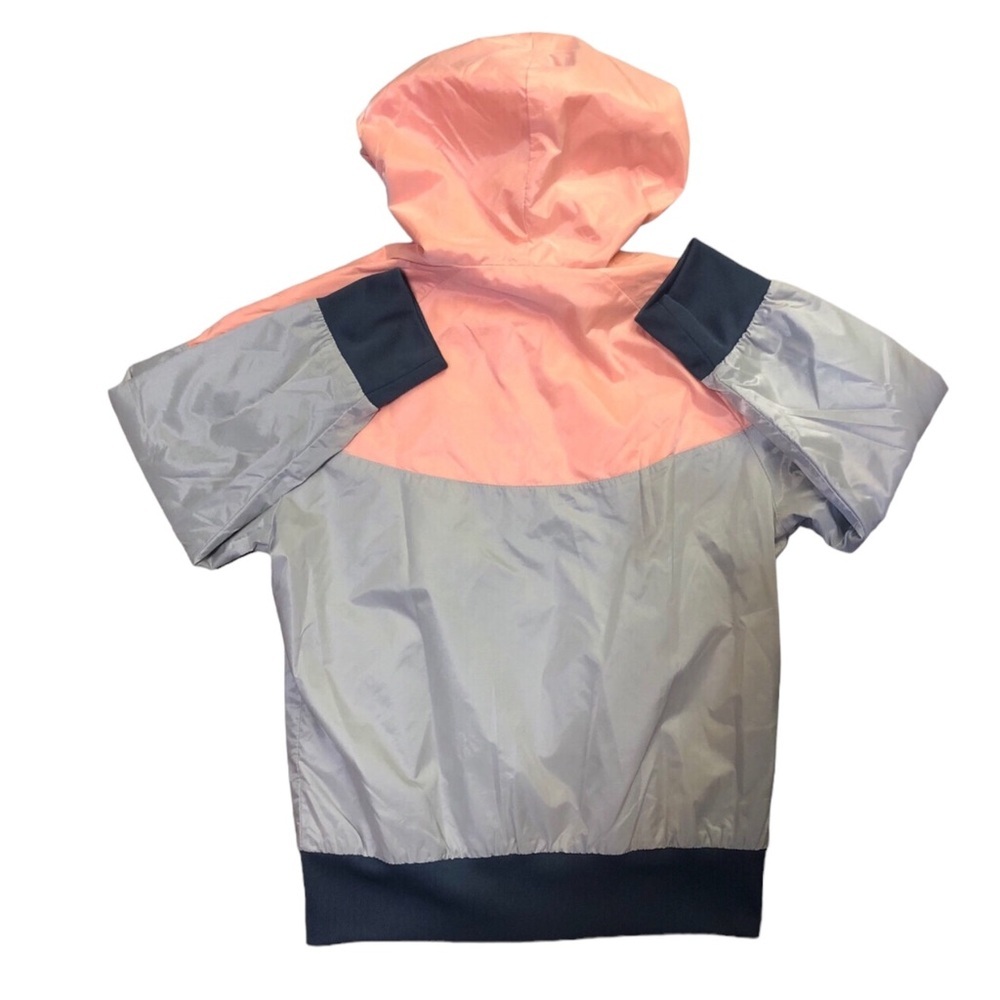 Nike Nylon Jacket Color Block Hoodie - Picture 3 of 8
